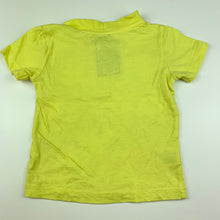 Load image into Gallery viewer, Boys Run Scotty Run, yellow cotton t-shirt top, GUC, size 0,  