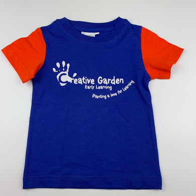 unisex Creative Garden, cotton t-shirt top, EUC, size 0,  