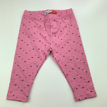 Load image into Gallery viewer, Girls Higgledee, pink stretchy leggings, bottoms, EUC, size 00,  