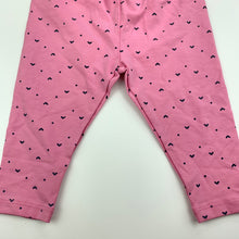 Load image into Gallery viewer, Girls Higgledee, pink stretchy leggings, bottoms, EUC, size 00,  