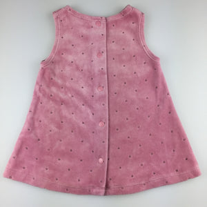 Girls Baby World, pretty pink floral soft feel dress, GUC, size 000