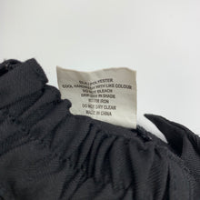 Load image into Gallery viewer, Boys Blue Sky, black lightweight formal pants, adjustable, inside leg: 26 cm, EUC, size 00,  