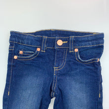 Load image into Gallery viewer, unisex Target, stretch denim jeans, adjustable, inside leg: 27 cm, GUC, size 1,  