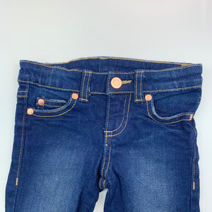 unisex Target, stretch denim jeans, adjustable, inside leg: 27 cm, GUC, size 1,  