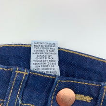 Load image into Gallery viewer, unisex Target, stretch denim jeans, adjustable, inside leg: 27 cm, GUC, size 1,  