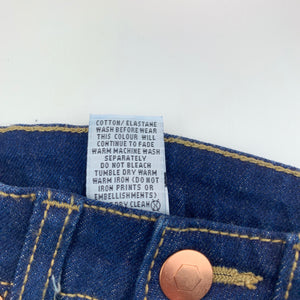 unisex Target, stretch denim jeans, adjustable, inside leg: 27 cm, GUC, size 1,  