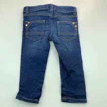Load image into Gallery viewer, unisex Target, stretch denim jeans, adjustable, inside leg: 27 cm, GUC, size 1,  
