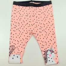 Load image into Gallery viewer, Girls Target, stretchy leggings, bottoms, unicorn, EUC, size 000,  