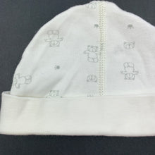 Load image into Gallery viewer, unisex Target, white cotton hat, beanie, GUC, size 000,  
