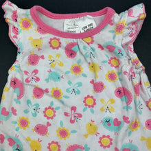 Load image into Gallery viewer, Girls Tiny Little Wonders, cotton romper, birds, GUC, size 000,  