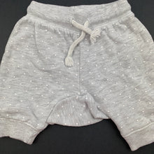 Load image into Gallery viewer, Boys Sprout, grey fleece lined shorts, bottoms, elasticated, GUC, size 0000,  