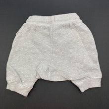 Load image into Gallery viewer, Boys Sprout, grey fleece lined shorts, bottoms, elasticated, GUC, size 0000,  
