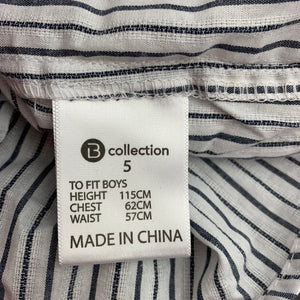 Boys B Collection, lightweight cotton long sleeve shirt, GUC, size 5,  