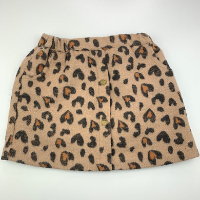 Girls Balabala, cotton lined wool blend skirt, elasticated, L: 29 cm, GUC, size 6,  