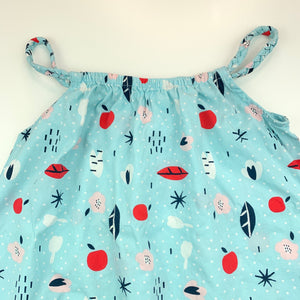 Girls Kids & Co, lightweight cotton casual summer dress, EUC, size 6, L: 56 cm