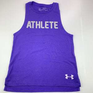 unisex Under Armour, Heat Gear loose fit singlet, tank top, GUC, size 6-7,  