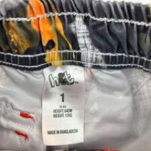 Load image into Gallery viewer, Boys H&amp;T, lightweight board shorts, elasticated, GUC, size 1,  