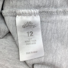 Load image into Gallery viewer, Girls Miss Understood, grey marle singlet, tank top, GUC, size 12,  
