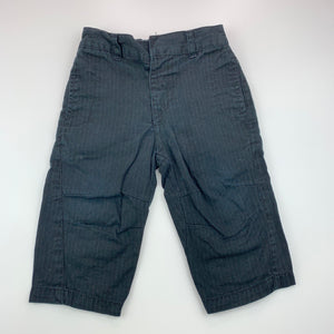 Boys Stix 'n' Stones, black cotton casual pants, elasticated, GUC, size 0,  