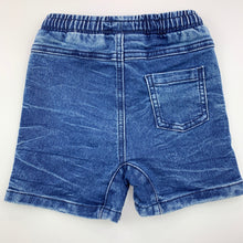 Load image into Gallery viewer, Boys Dymples, knitted stretch denim shorts, elasticated, EUC, size 2,  