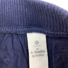Load image into Gallery viewer, Boys Target, navy cotton pants, elasticated, EUC, size 0,  