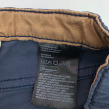 Load image into Gallery viewer, Boys H&amp;M, stretch cotton pants, adjustable, inside leg: 23.5 cm, EUC, size 1,  