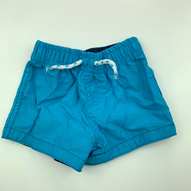 Boys Primark, lightweight board shorts, elasticated, GUC, size 000,  