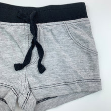 Load image into Gallery viewer, Boys Baby Berry, grey lightweight shorts, elasticated, GUC, size 00,  