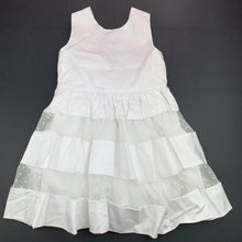 Load image into Gallery viewer, Girls Bardot Junior, white party dress, GUC, size 5, L: 57 cm