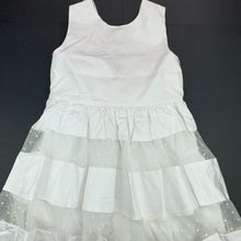 Load image into Gallery viewer, Girls Bardot Junior, white party dress, GUC, size 5, L: 57 cm