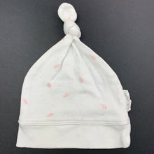 Load image into Gallery viewer, Girls purebaby, organic cotton hat, beanie, EUC, size 0000-00,  
