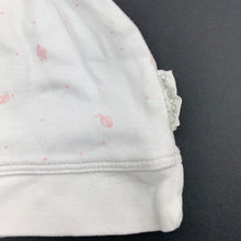 Load image into Gallery viewer, Girls purebaby, organic cotton hat, beanie, EUC, size 0000-00,  