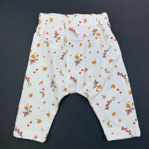 Girls Cotton On, floral leggings, bottoms, EUC, size 0000,  
