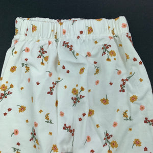 Girls Cotton On, floral leggings, bottoms, EUC, size 0000,  