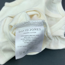 Load image into Gallery viewer, Girls David Jones, organic cotton romper, bird, EUC, size 000,  