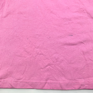 Girls Mango, pink stretchy singlet top, marks on back, FUC, size 14,  