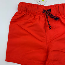 Load image into Gallery viewer, Boys KID, red lightweight board shorts, elasticated, NEW, size 1,  