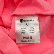 Load image into Gallery viewer, Girls B Collection, pink soft feel t-shirt top, NEW, size 6,  