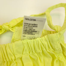 Load image into Gallery viewer, Girls Clothing &amp; Co, yellow lightweight cotton summer top, EUC, size 9,  
