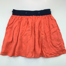 Load image into Gallery viewer, Girls Little Mark Jacobs, lined coral skirt, elasticated, L: 30 cm, GUC, size 6,  