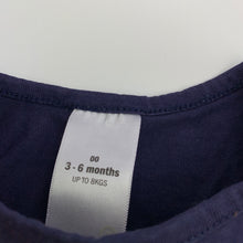 Load image into Gallery viewer, Girls Target, navy cotton t-shirt top, Princess, GUC, size 00,  