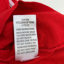 Load image into Gallery viewer, Girls Dymples, red cotton Christmas t-shirt top, GUC, size 000,  