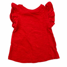 Load image into Gallery viewer, Girls Dymples, red cotton Christmas t-shirt top, GUC, size 000,  
