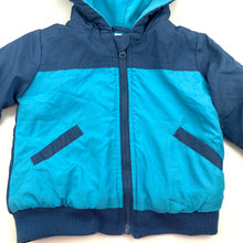 Load image into Gallery viewer, Boys Tiny Little Wonders, fleece lined jacket, coat, GUC, size 0,  