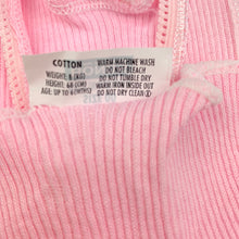 Load image into Gallery viewer, Girls Bonds, pink ribbed cotton singlet top, EUC, size 00,  