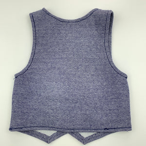 Boys Mother Care, vintage waistcoat, vest, armpit to armpit: 25 cm, L: 29 cm, GUC, size 00-0,  