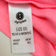 Load image into Gallery viewer, Girls Dymples, pink t-shirt top, pear, NEW, size 00,  