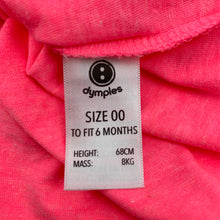 Load image into Gallery viewer, Girls Dymples, bright pink t-shirt top, Unicorn, NEW, size 00,  