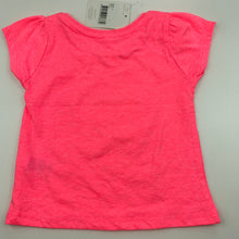 Load image into Gallery viewer, Girls Dymples, bright pink t-shirt top, Unicorn, NEW, size 00,  