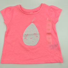 Load image into Gallery viewer, Girls Dymples, pink t-shirt top, pear, never worn, EUC, size 00,  